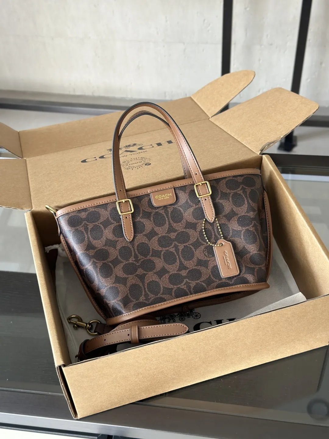 Brown Tote Bag