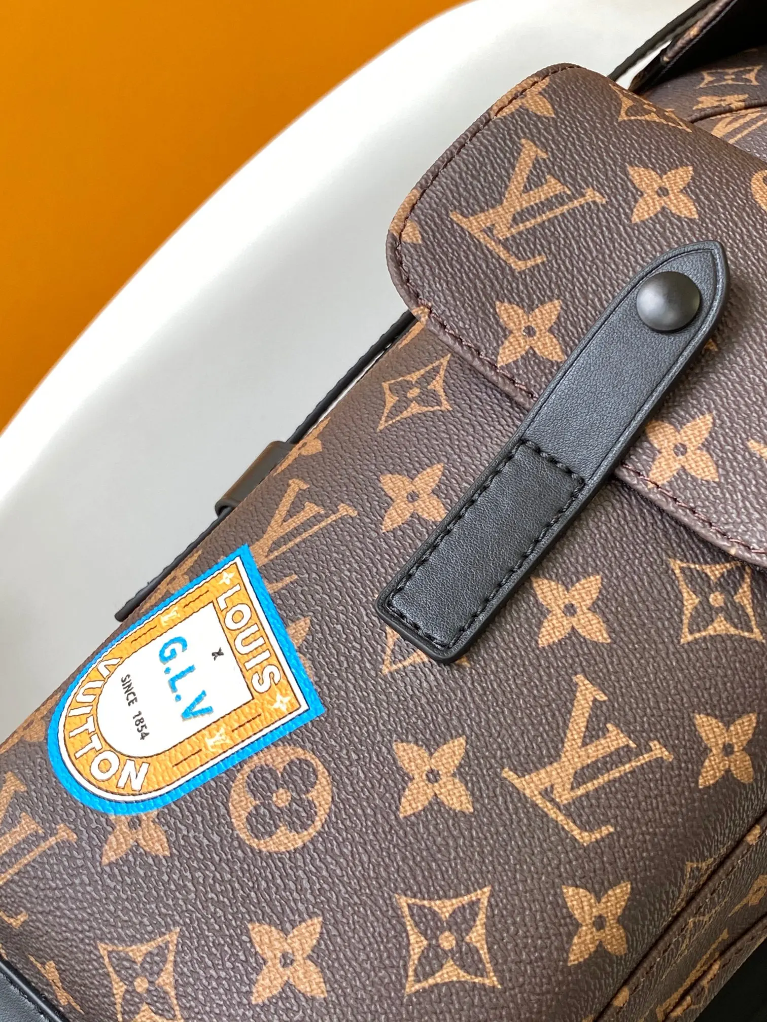 老花 蓝色 帆布 旅行包 大容量旅行款