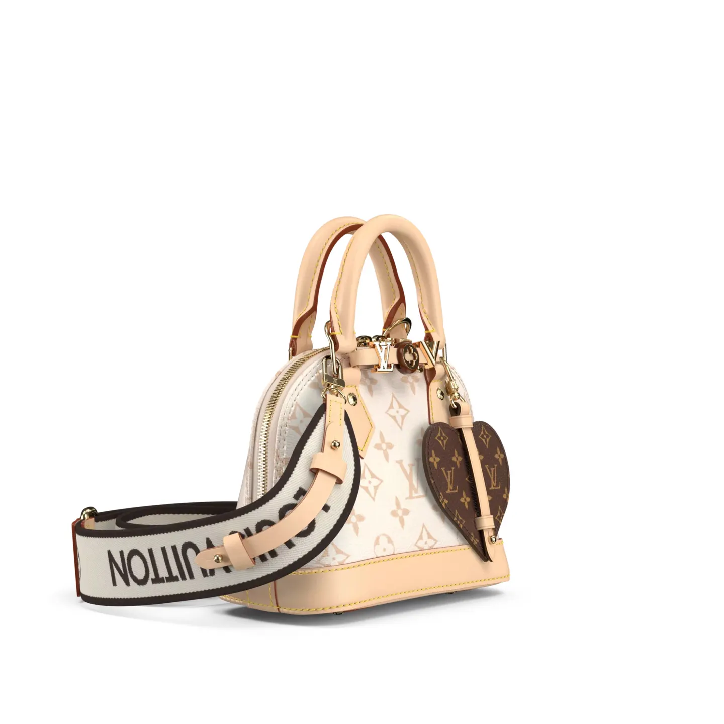 LV Alma 白色老花贝壳包 迷你款｜ORBUYBAG 岚奢包高端时尚精品
