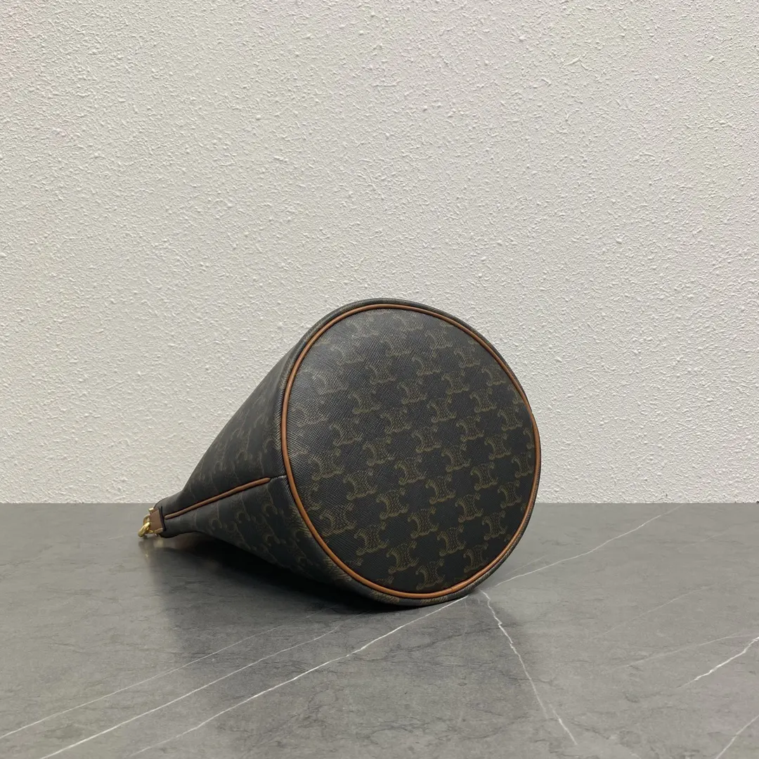 Gold Bucket Bag Casual
