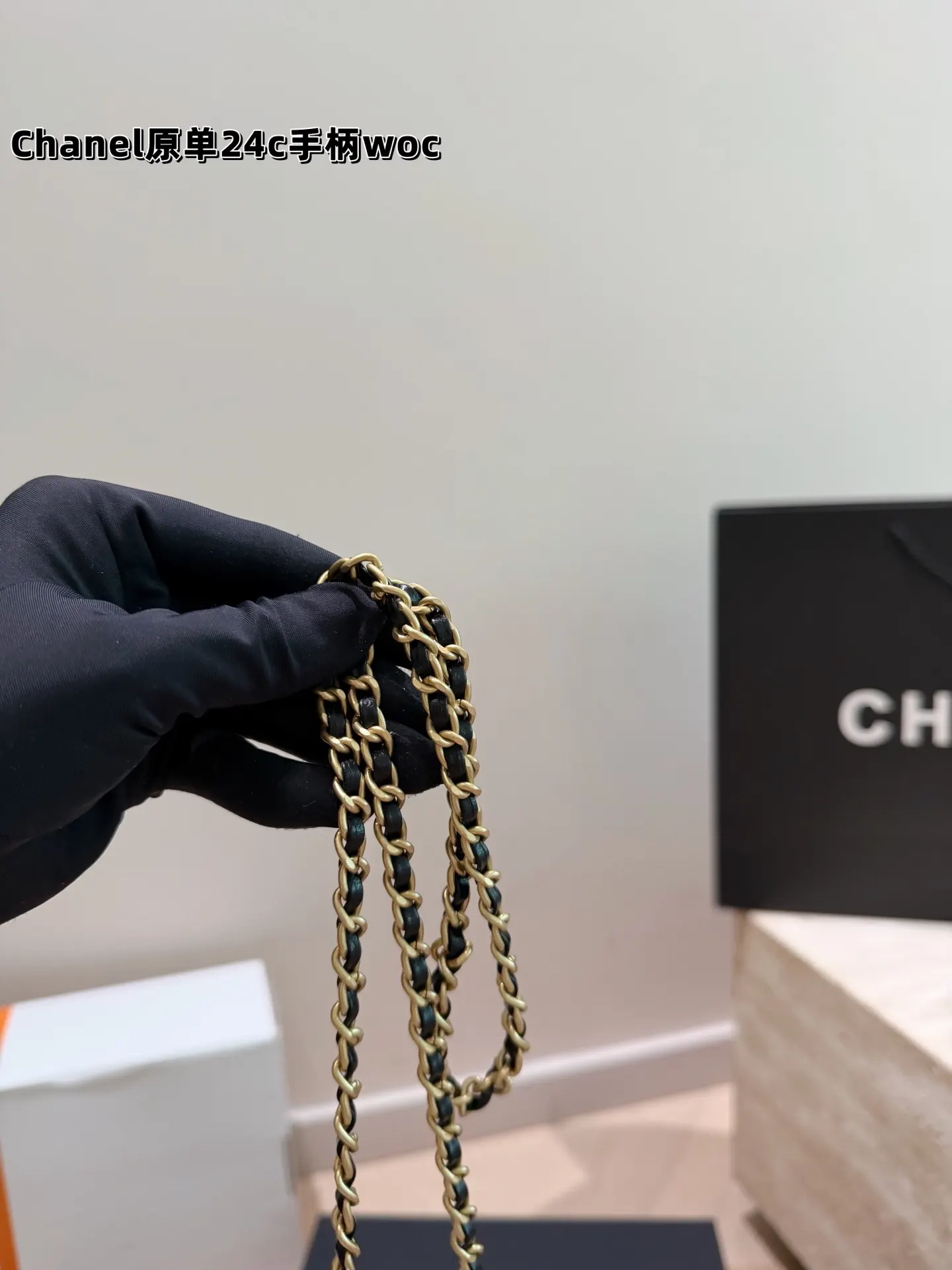 CHANEL 发财woc手柄链条包 新Woc 链条包 美出银河系 精致链条款