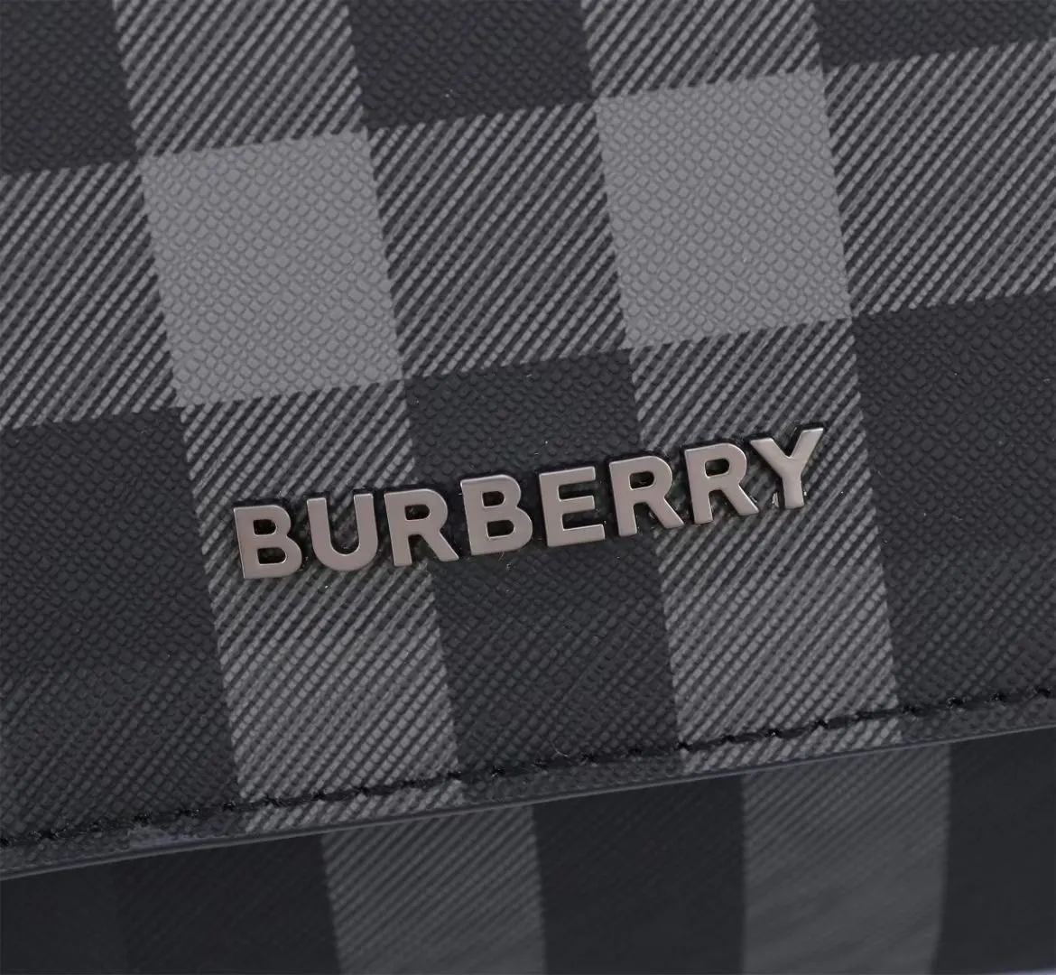 Burberry 灰色 皮革 收納包 旅行收納款