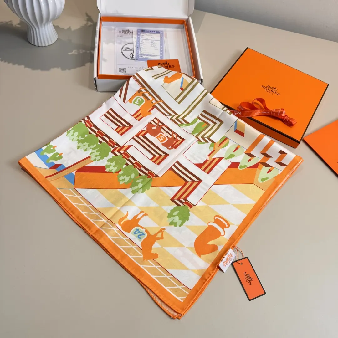 Hermès 丝巾 精致配饰