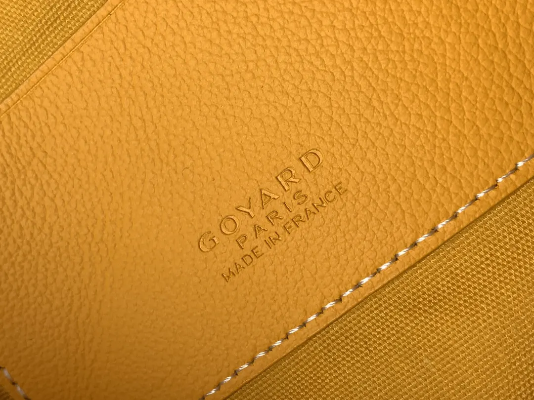 Goyard Yellow Clutch Bag