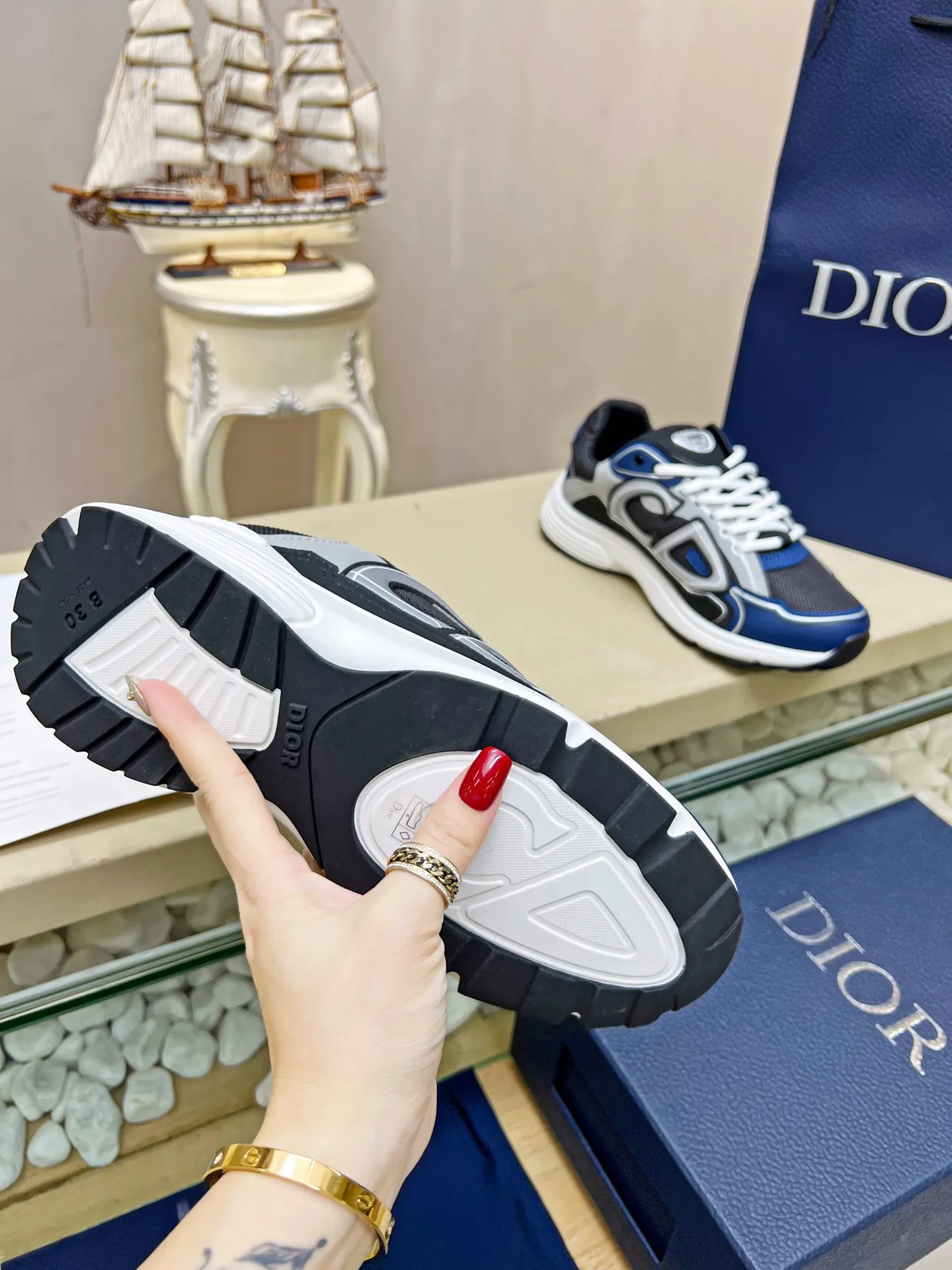 Dior B30 Black Sneakers