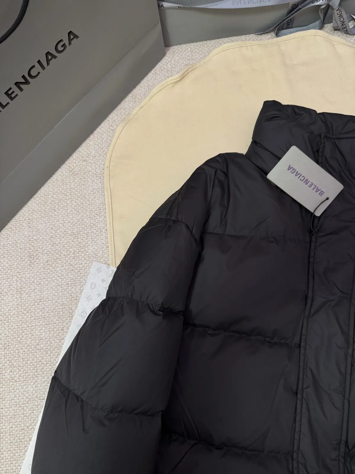 Balenciaga 黑色 尼龙 刺绣 夹克
