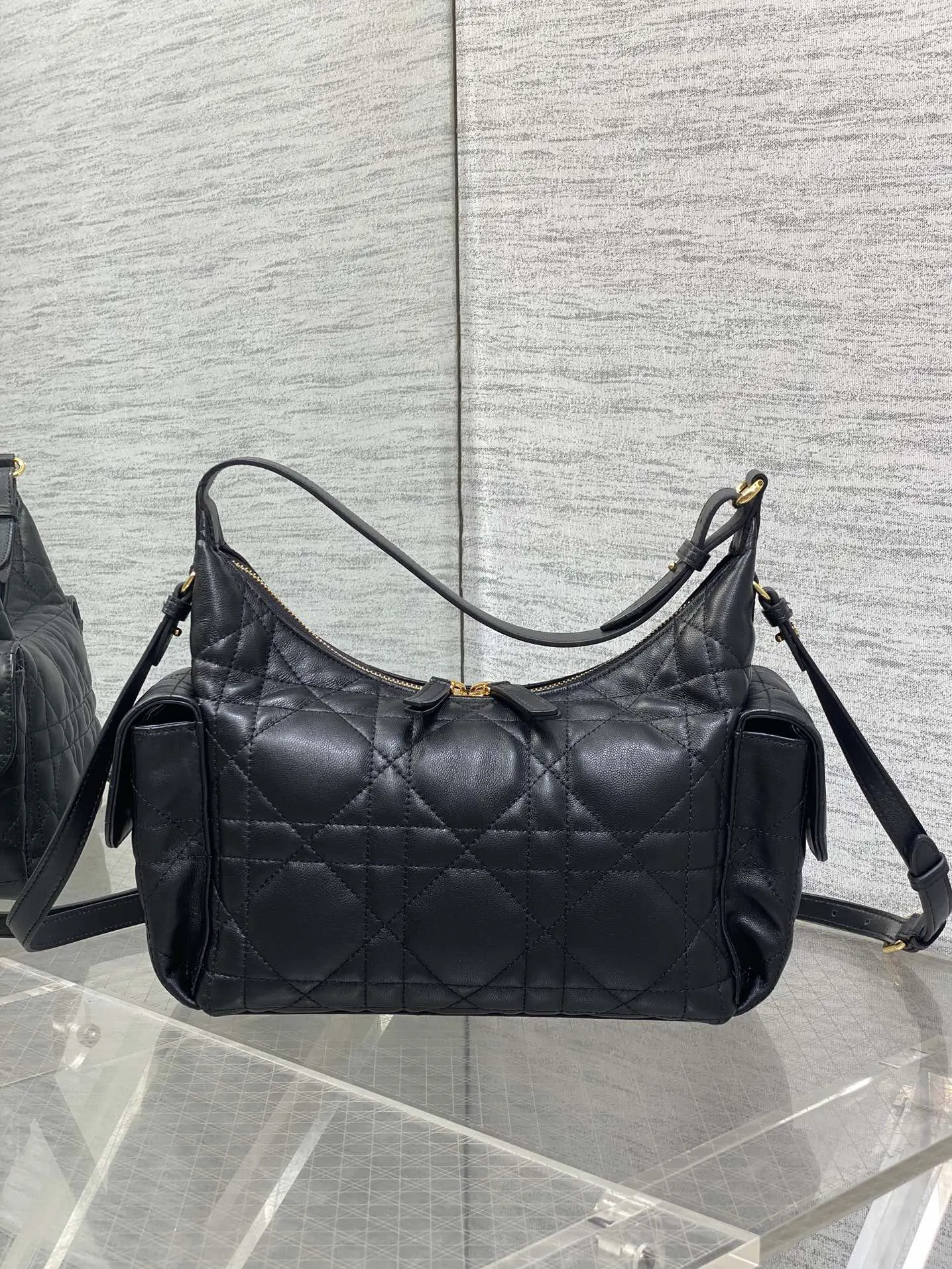 Hobo Shoulder Bag Vintage Leather