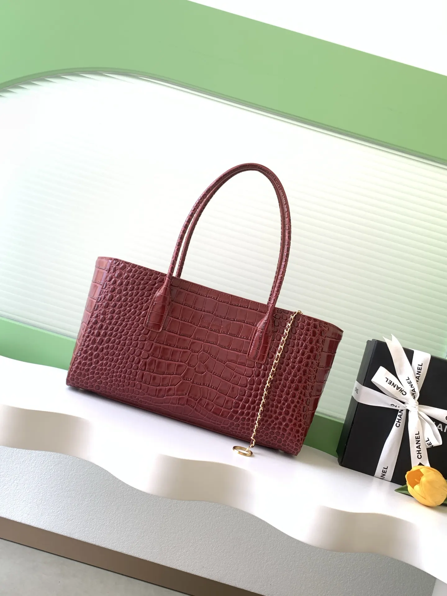 Red Gold Tote Bag