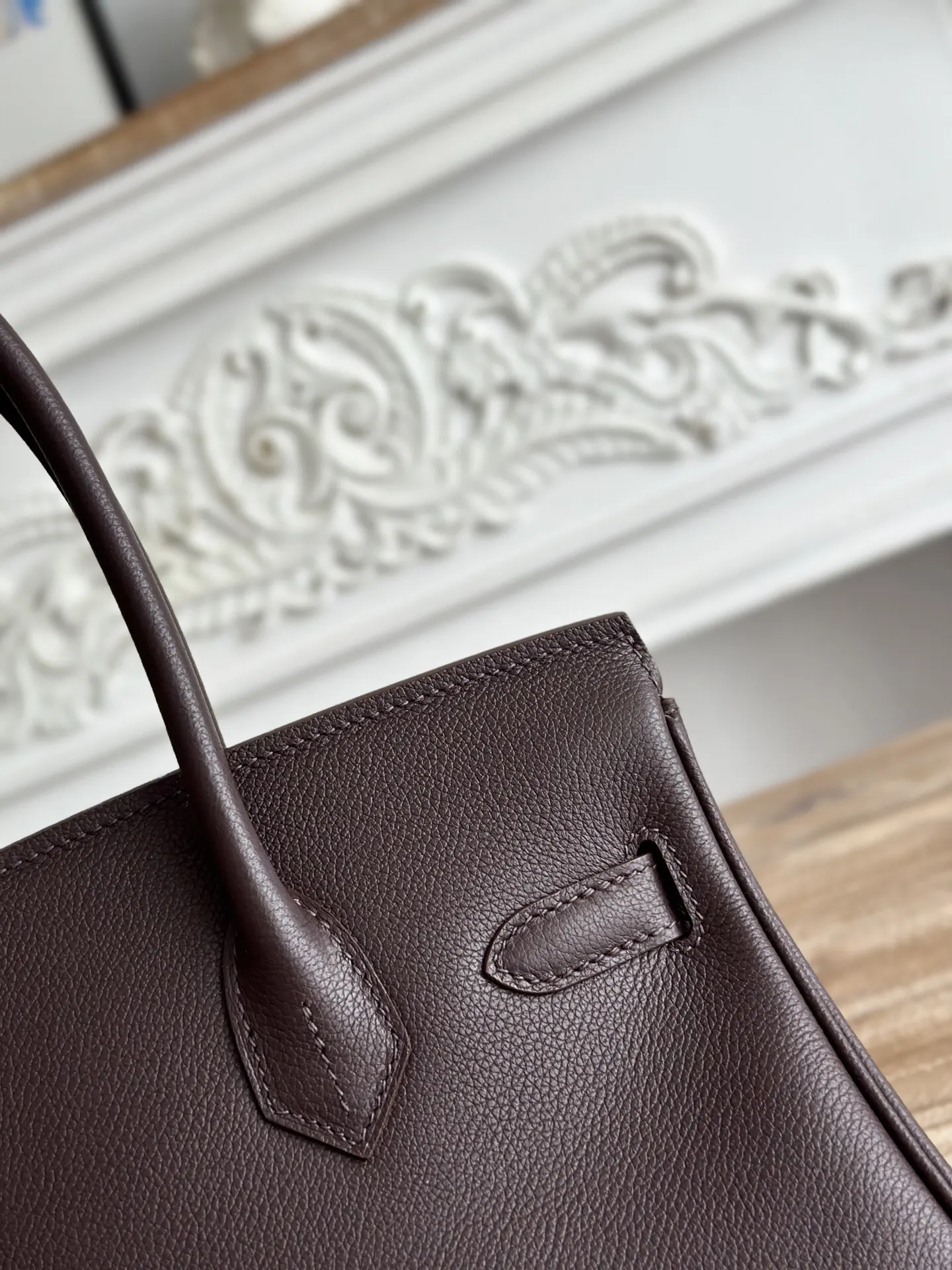 Hermès Birkin 酒红 单肩包 29cm