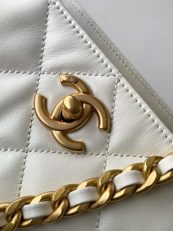 CHANEL Hobo 牛皮 腋下包 复古腋下背款