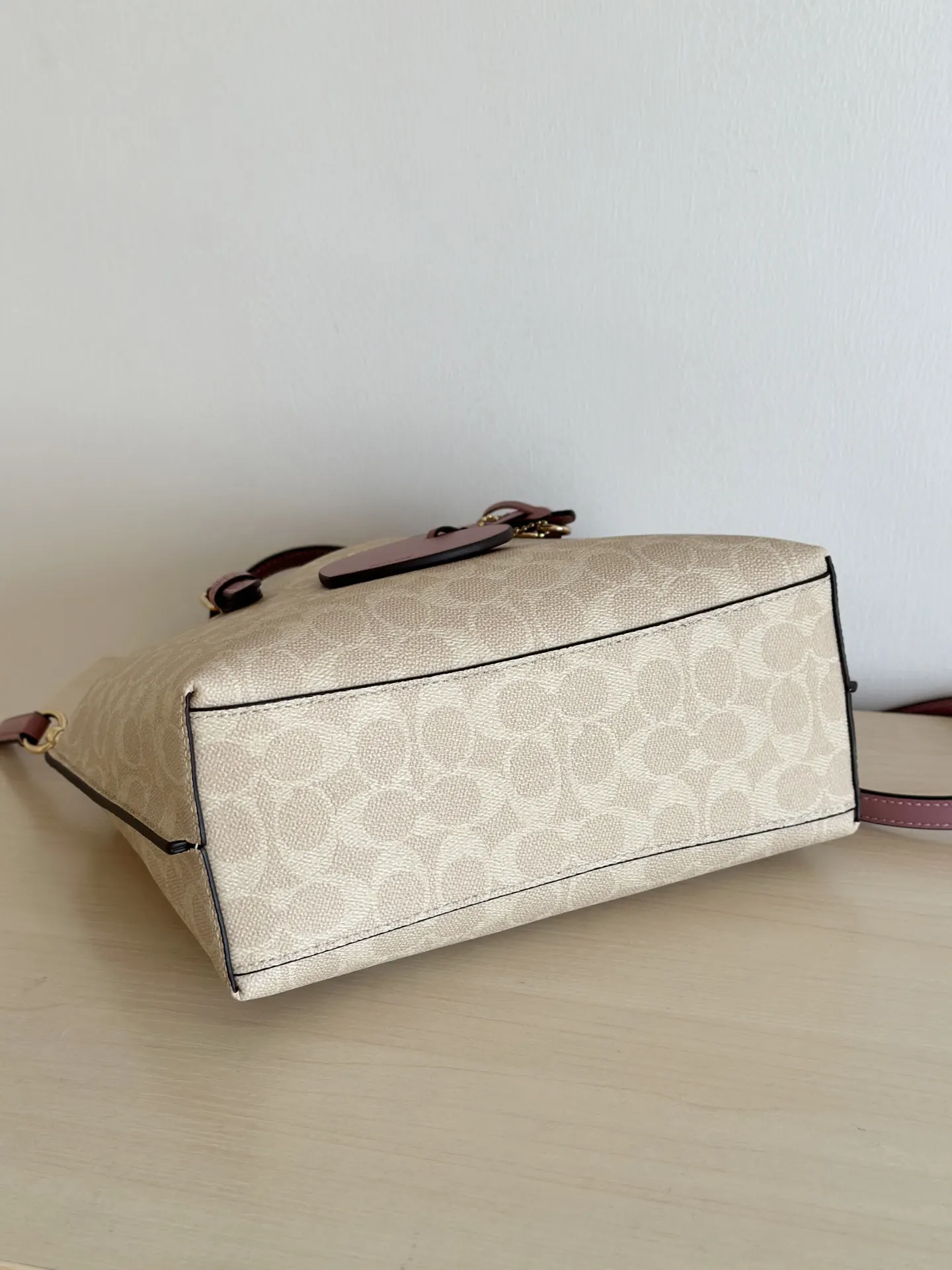 Monogram Tote Bag Leather
