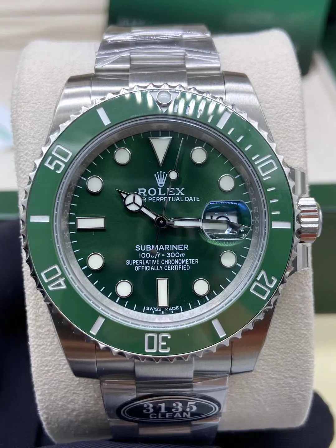 Rolex 藍色 劳力士 綠水鬼 ① 一 手錶 經典腕表款
