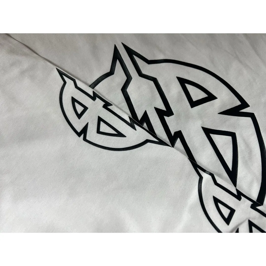 Balenciaga White Cotton Logo Short Sleeve T-Shirt Street