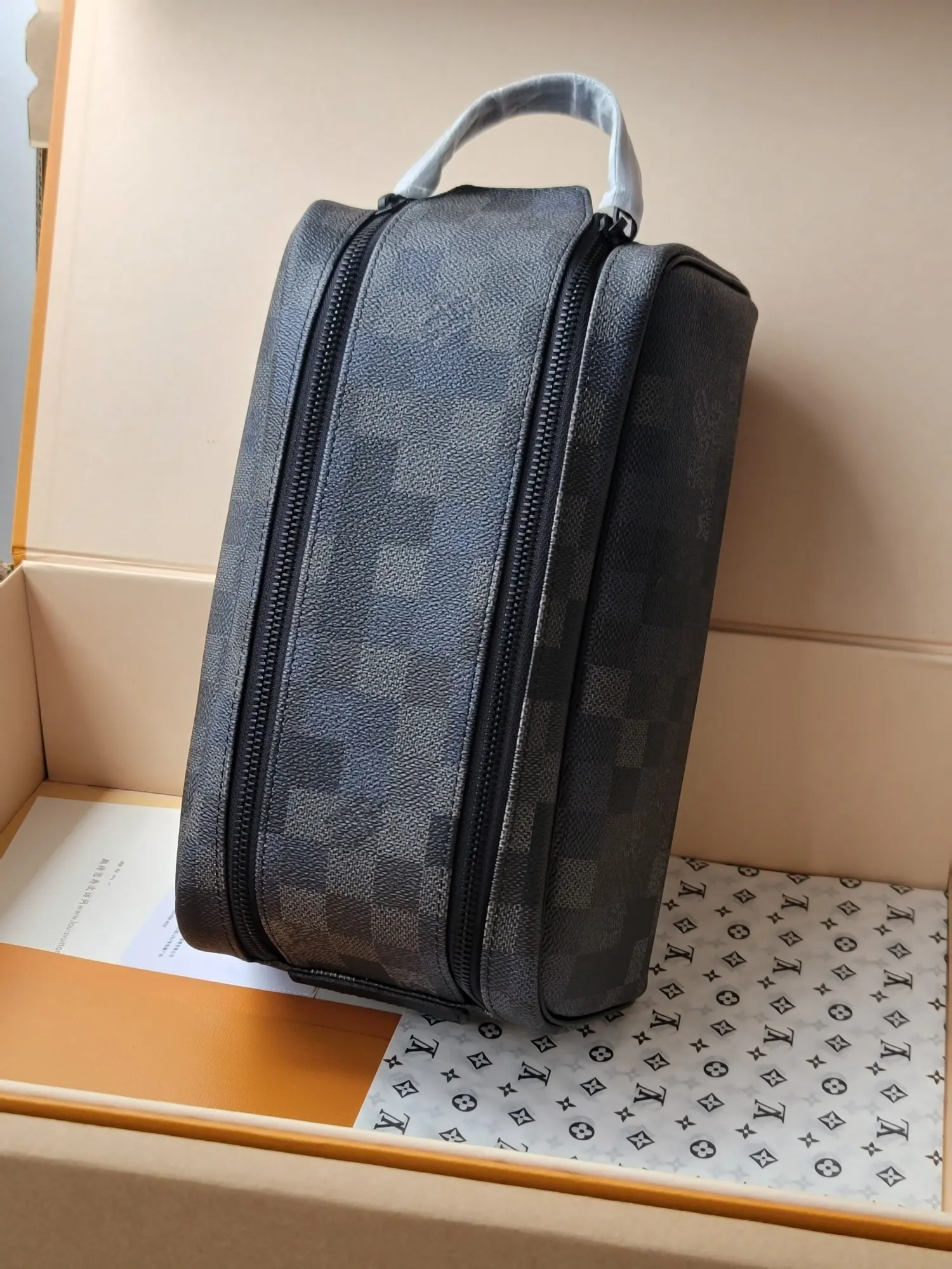 帆布 化妝包 Damoflage Bla 便携收納款