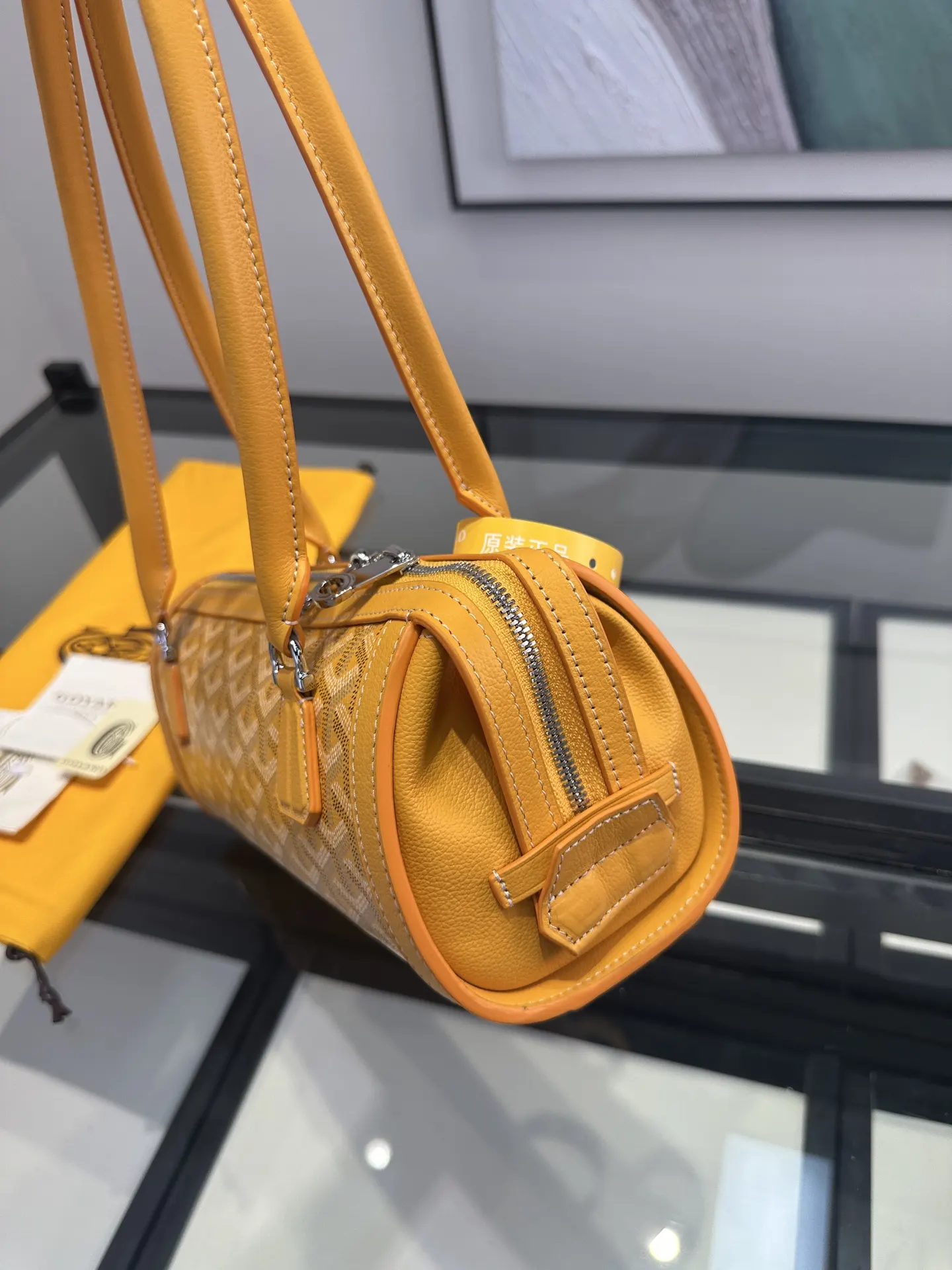 Goyard 黄色 手提随性 腋下时髦 轻松适 通勤约会各种场合 腋下包 复古腋下背款