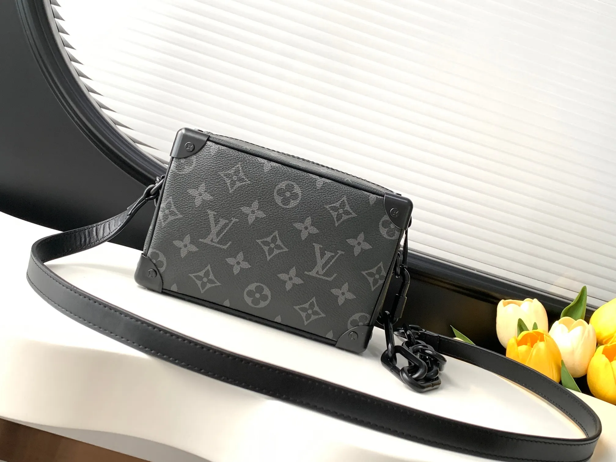 Black Chain Bag Leather