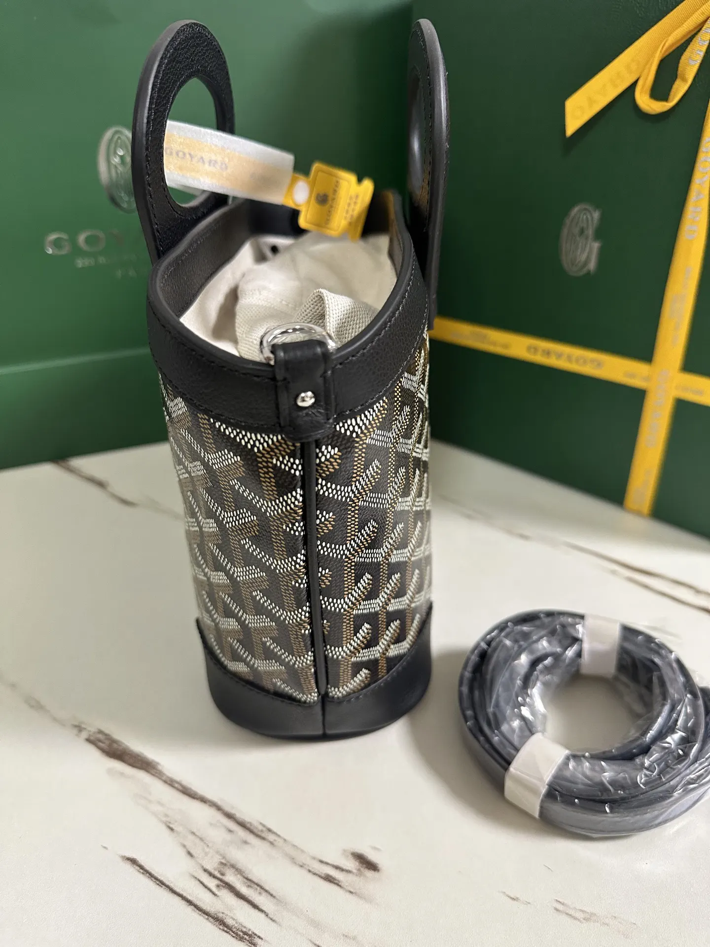 Goyard 黑色 小牛皮 單肩包 日常單肩背款