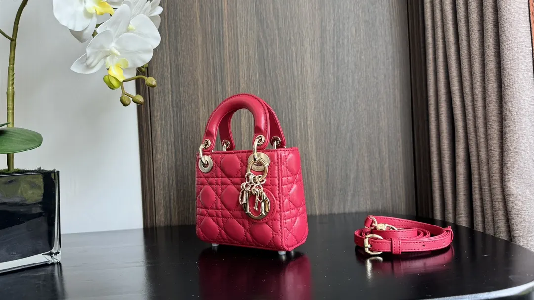 Dior Red Top Handle Bag Commuter