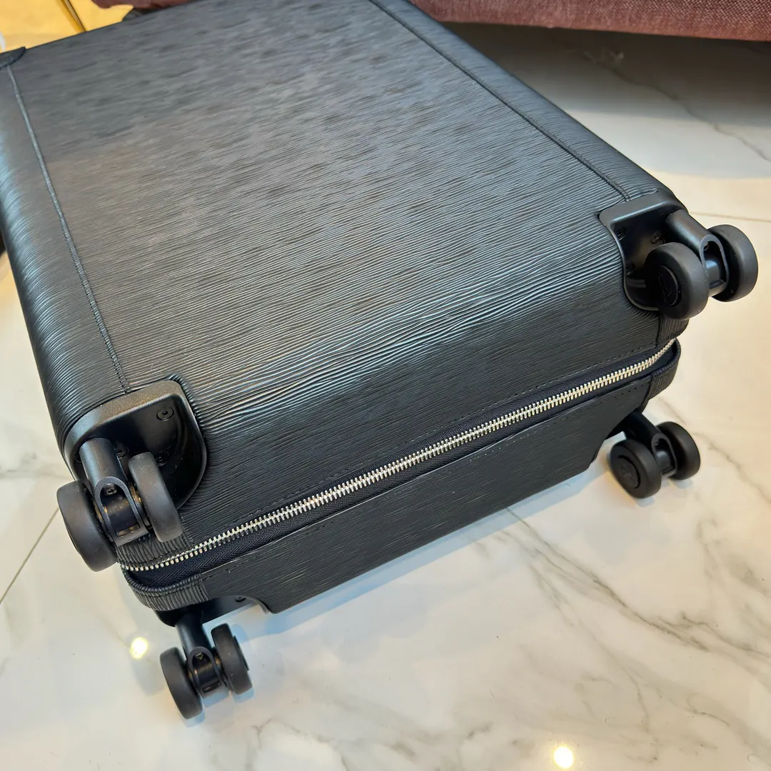 Louis Vuitton Black Suitcase Travel Lightweight Canvas