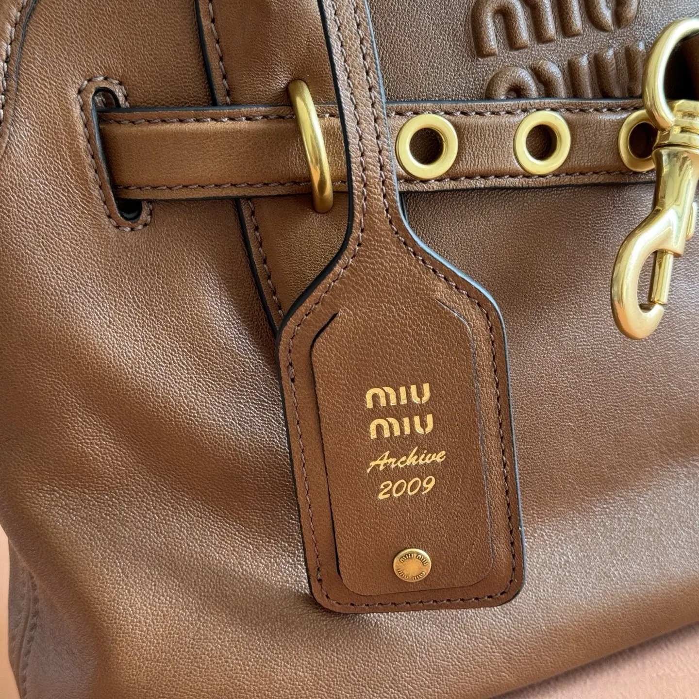 Gold Shoulder Bag