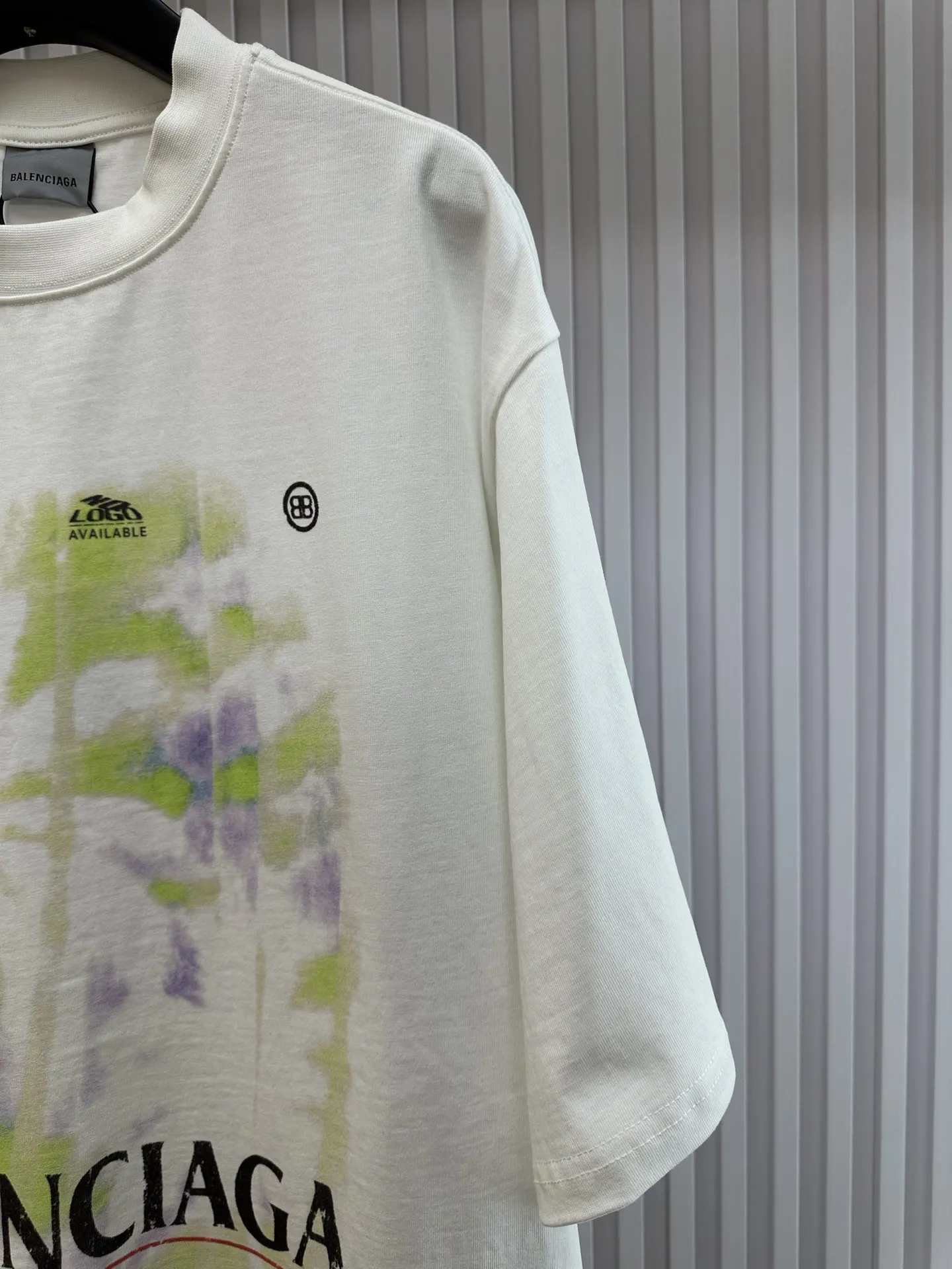 Balenciaga 白色 純棉 短袖T恤 宽松休閒