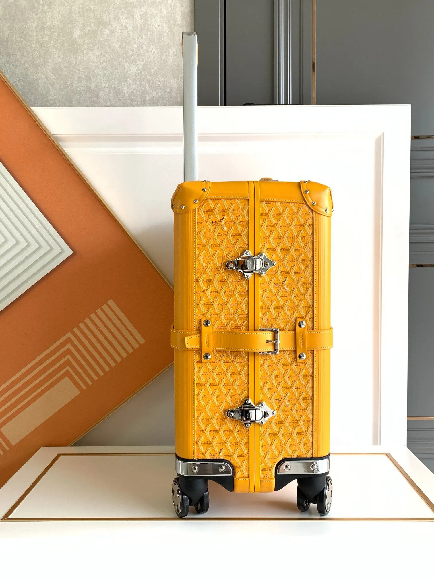 Goyard 黑色 白色 行李箱 旅行拉杆款 轻便出行款