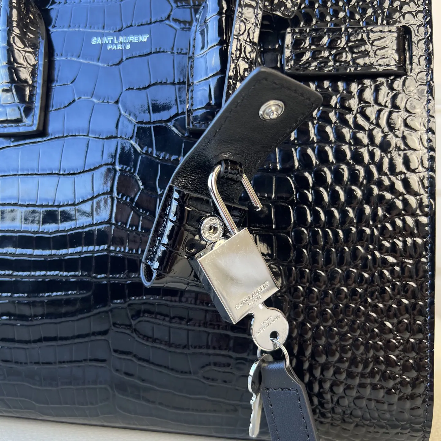 Silver Clutch Bag Leather