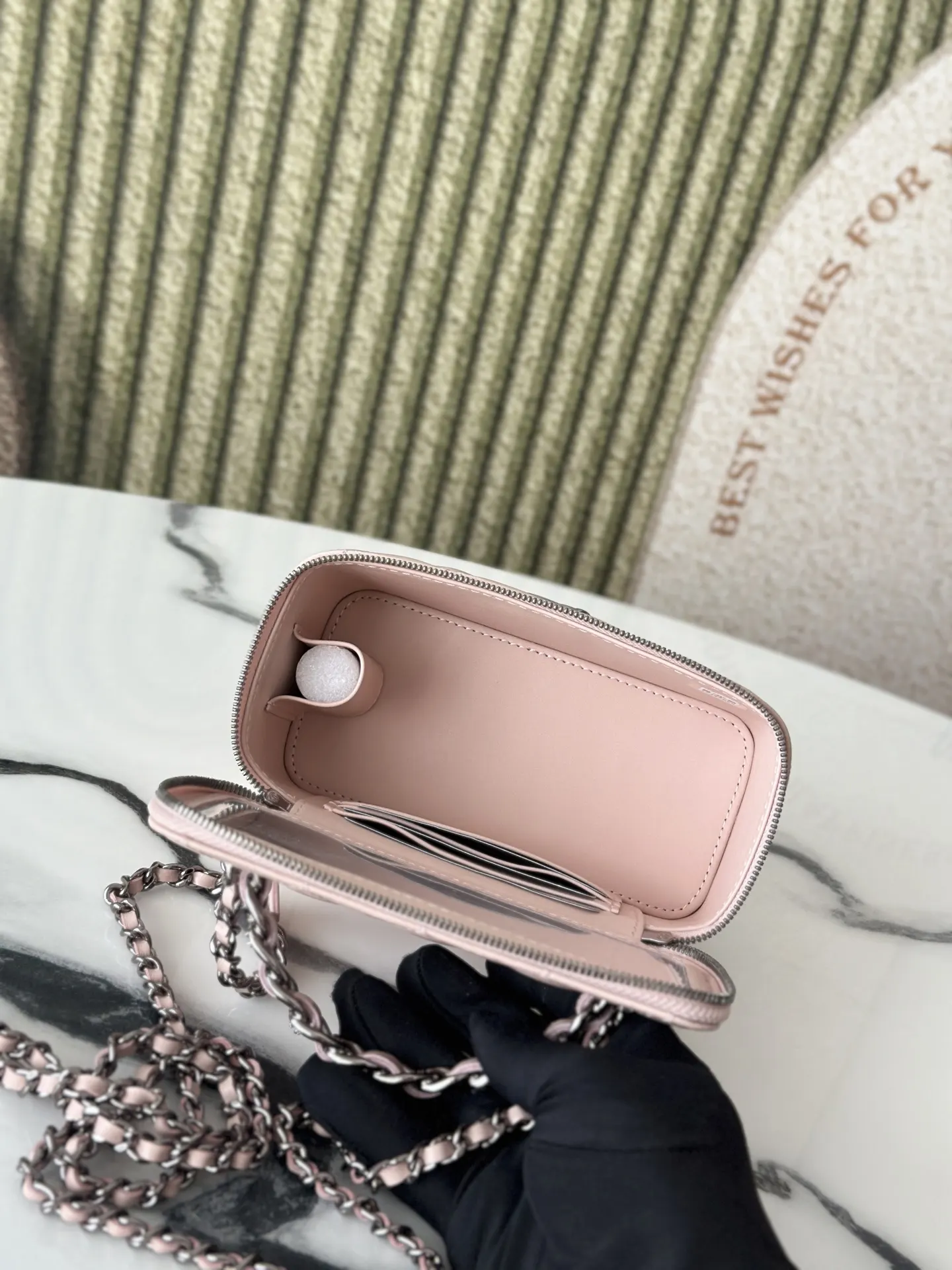 Pink Organizer Pouch Travel Leather Image 9 Pink Organizer Pouch Travel Leather Image 9