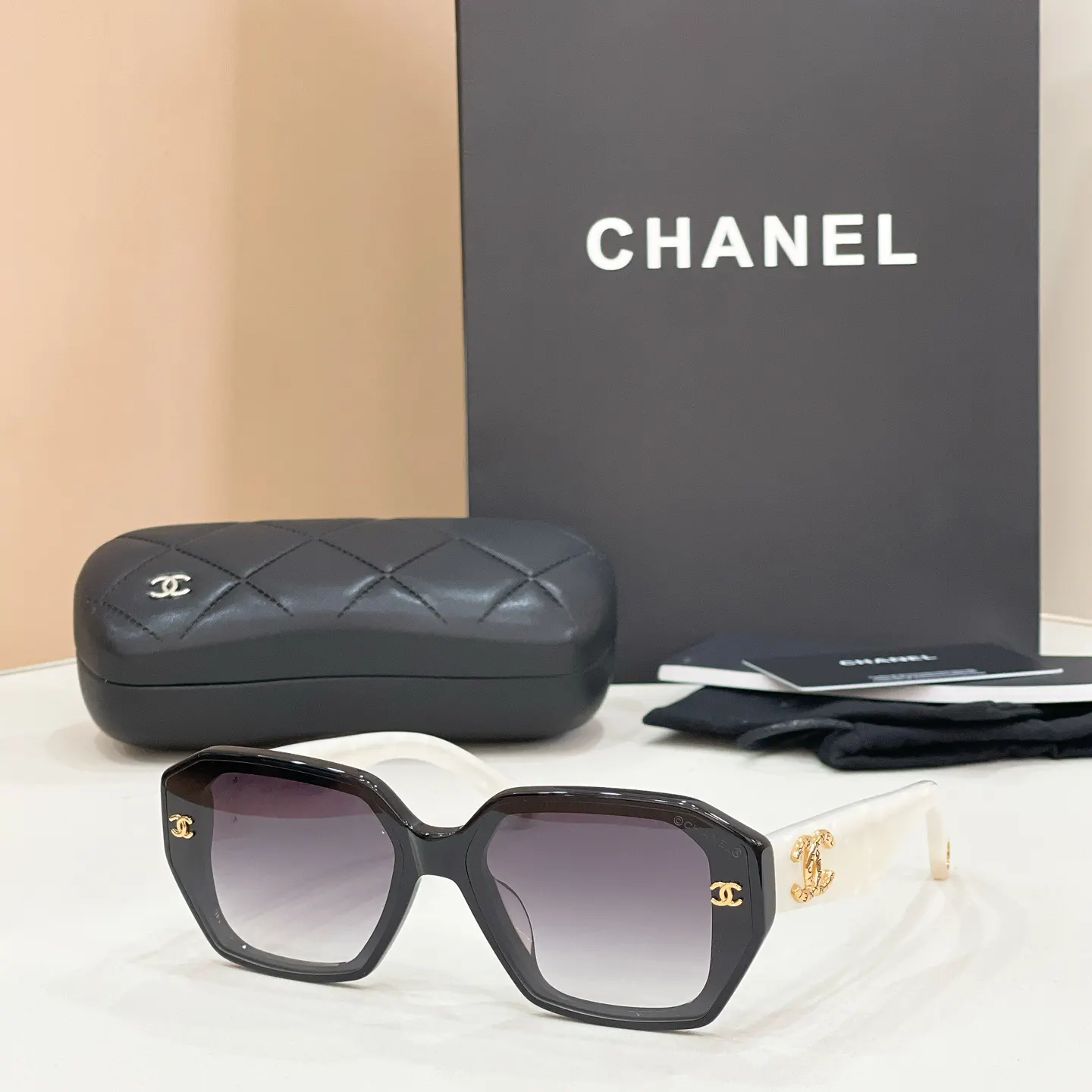 Chanel 黑色 光学眼镜