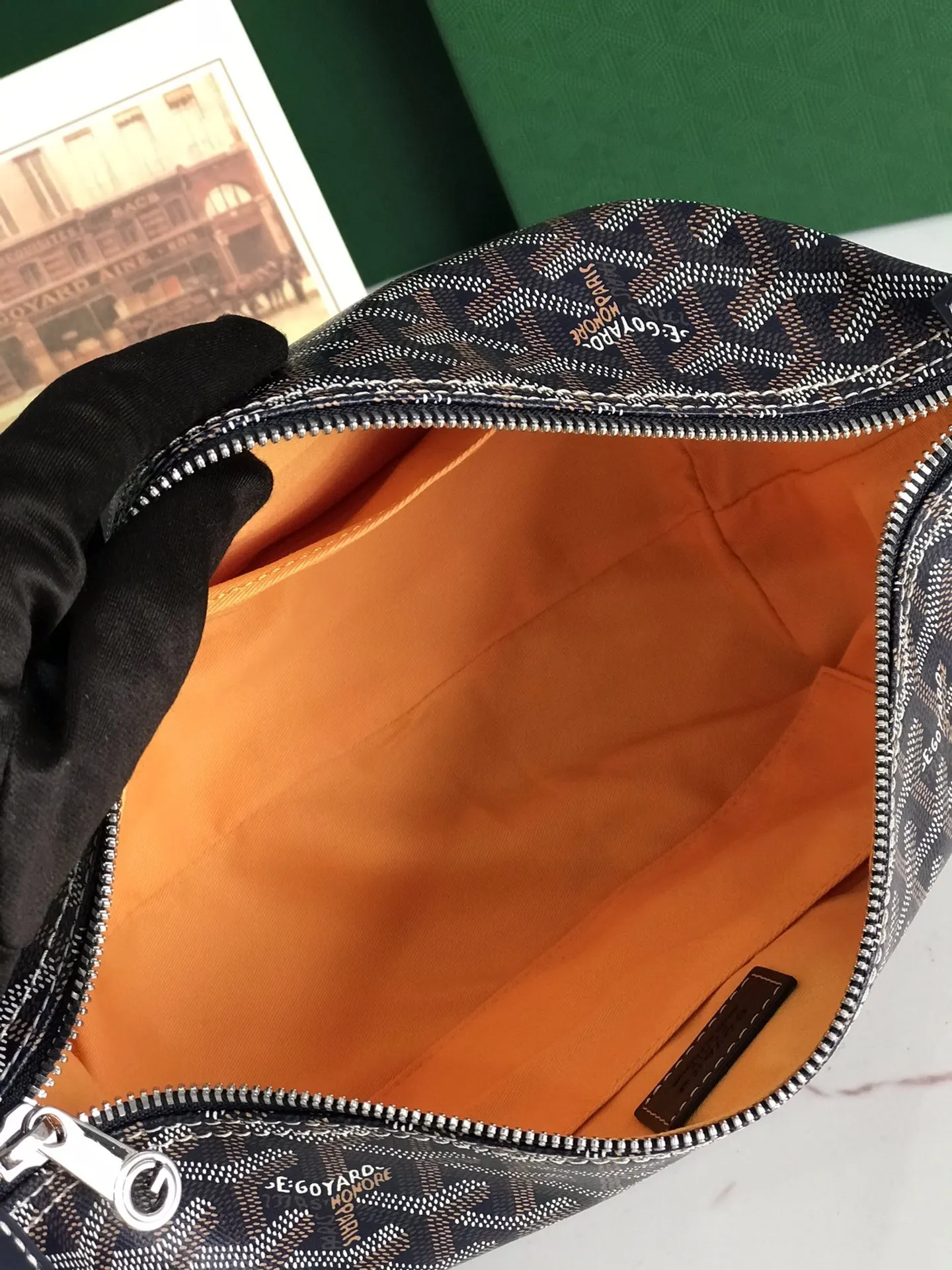 Goyard 戈雅 化妝包Boeing 化妝包收納袋 内里有 手拿包 精致手拿款