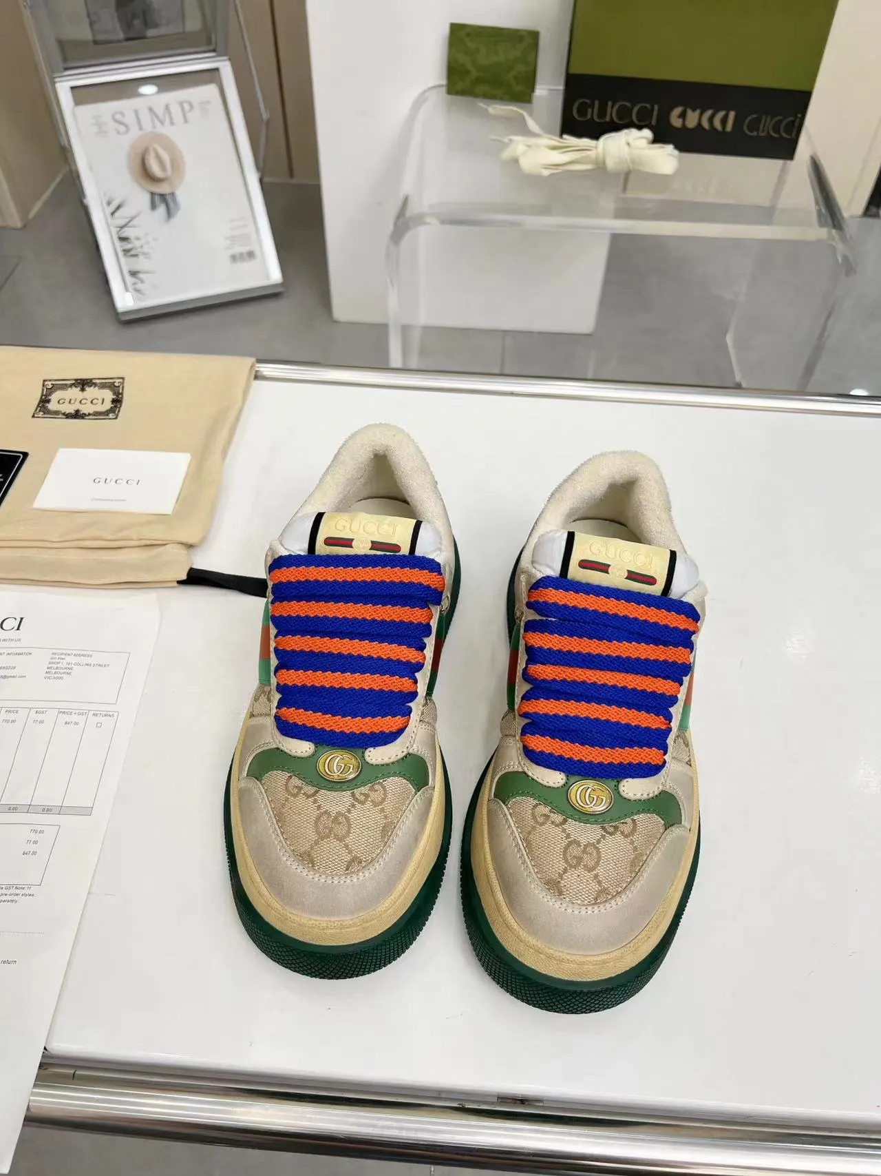 Gucci Logo休闲运动鞋 百搭款