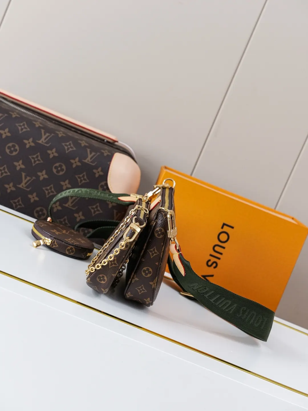 LV Pochette 老花链条小包 黑色肩带款｜ORBUYBAG 岚奢包高端时尚精品