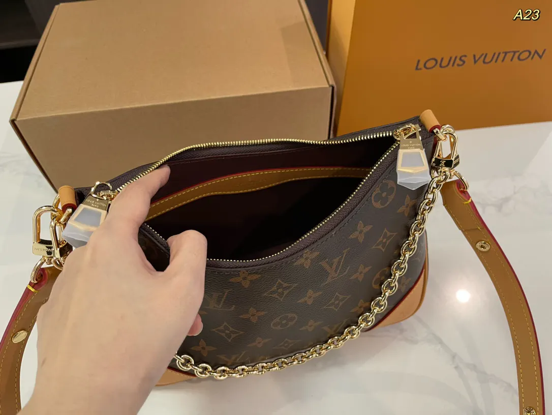 Louis Vuitton Black Monogram Hobo Shoulder Bag Vintage