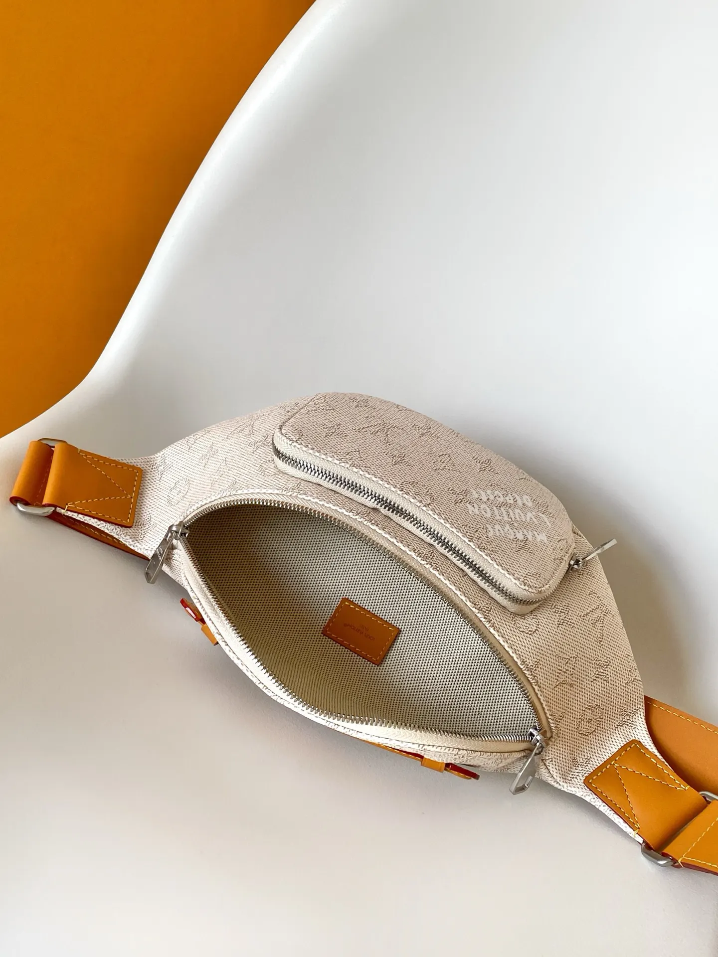 Black Blue Belt Bag Casual Leather