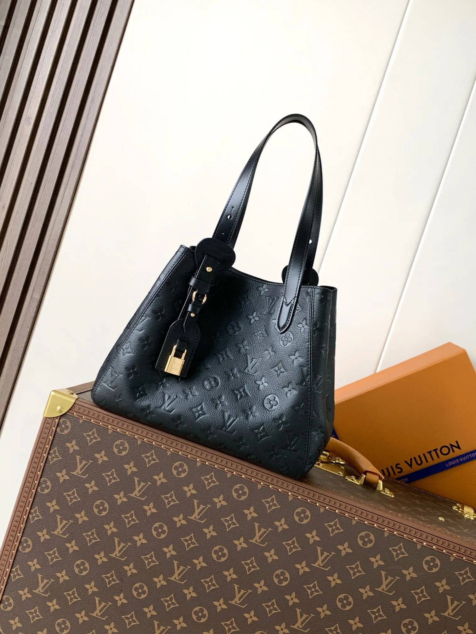 LV Hobo 黑色 牛皮 托特包 大容量托特款