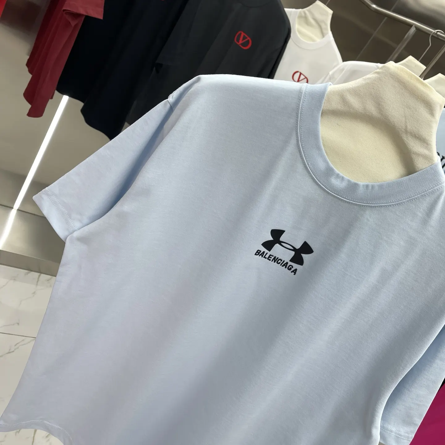 Balenciaga 黑色 纯棉 短袖T恤
