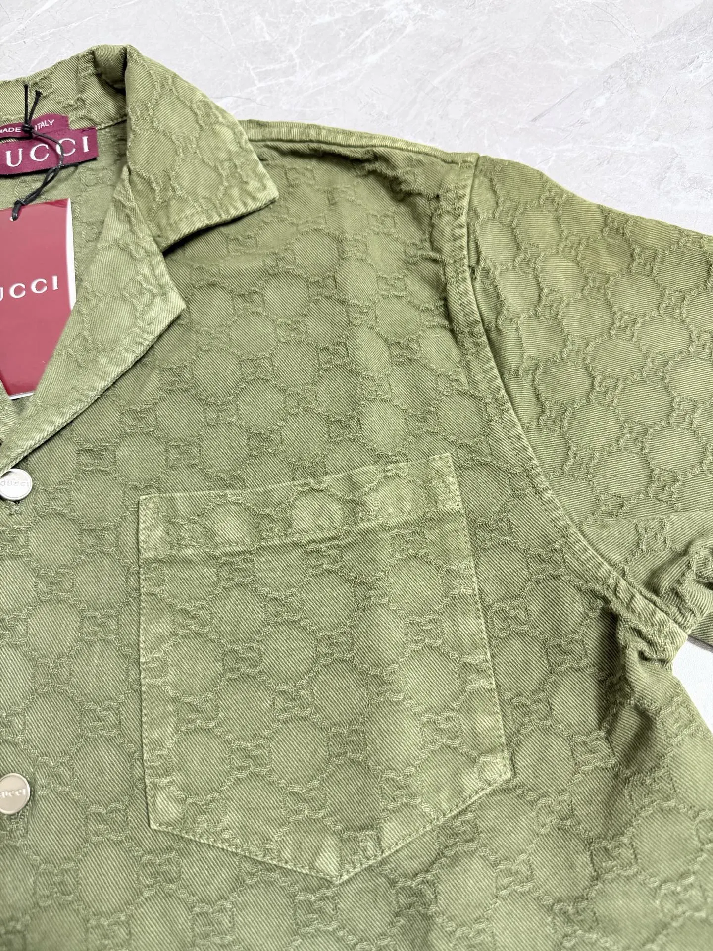 Gucci 绿色 印花 T恤