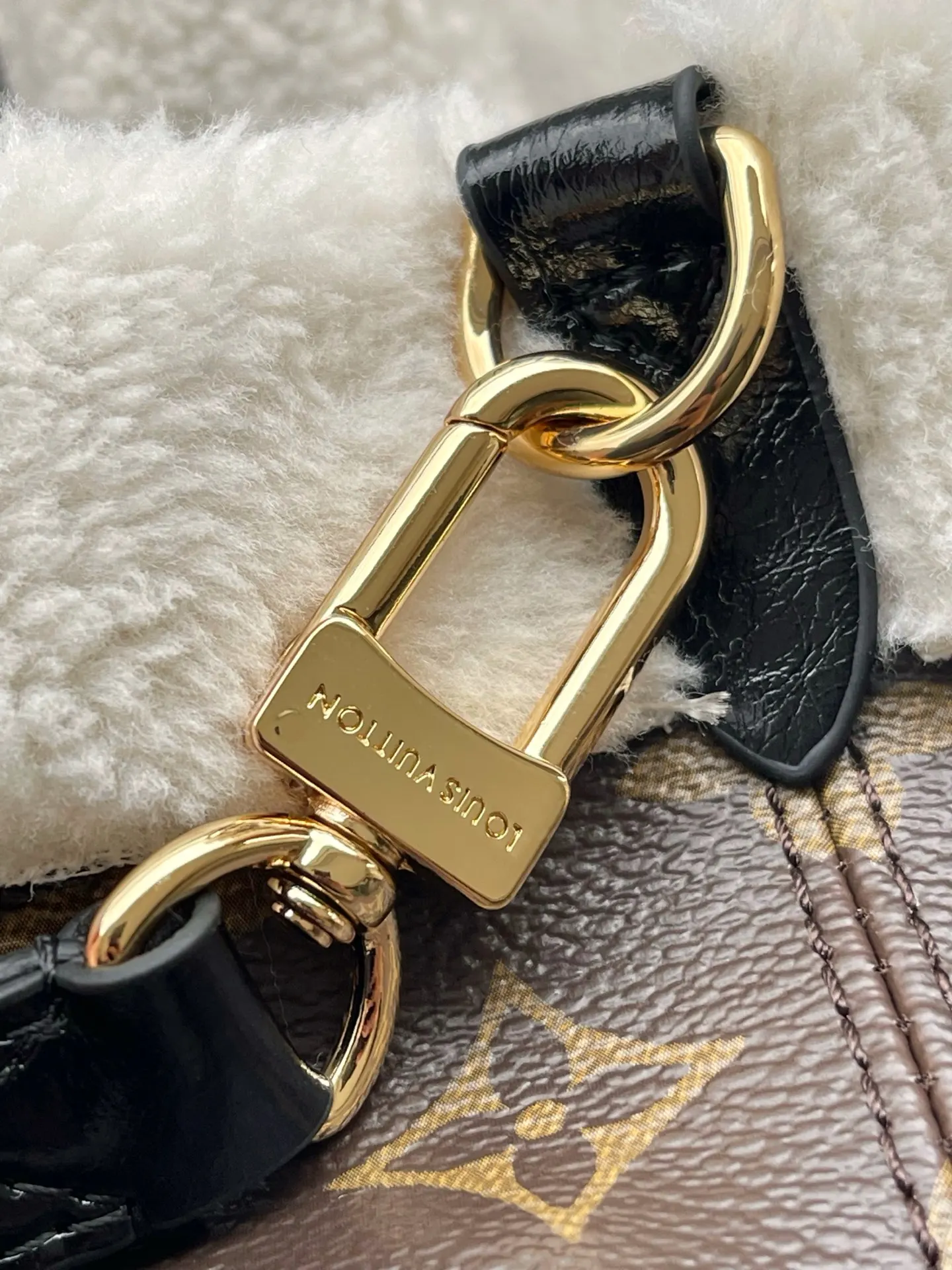 LV Neverfull 老花 帆布 手提包 通勤手提款