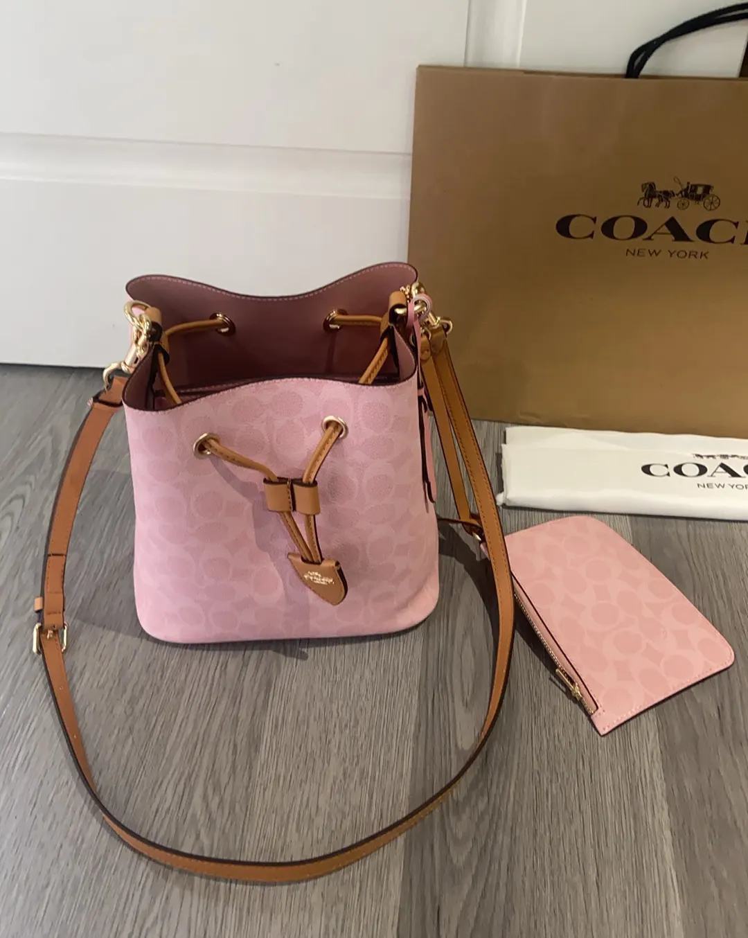 Coach 腋下包 復古腋下背款