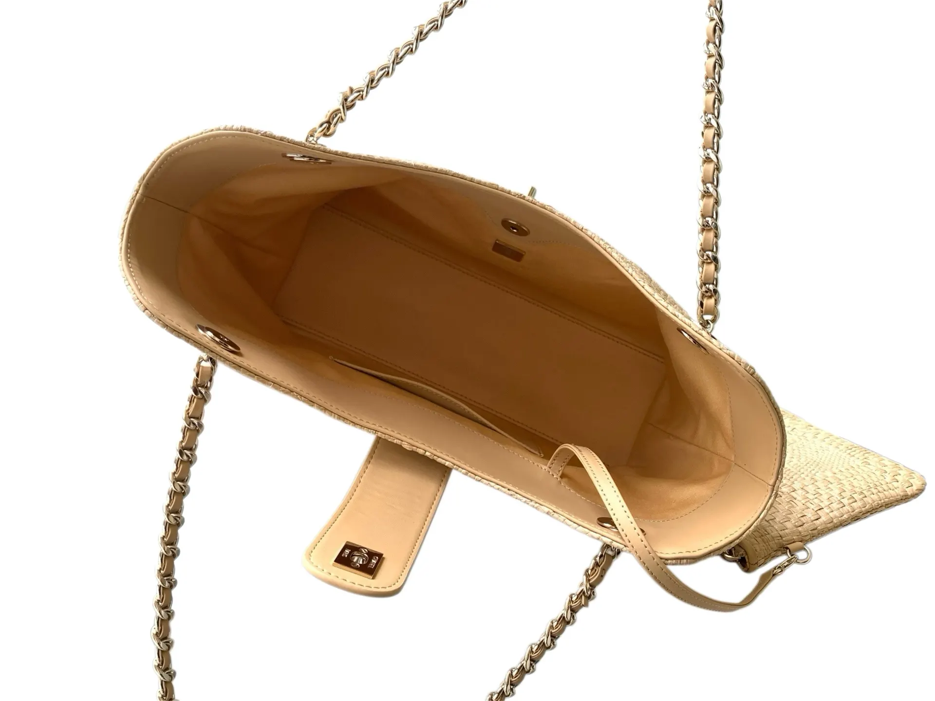 Beige Chain Bag