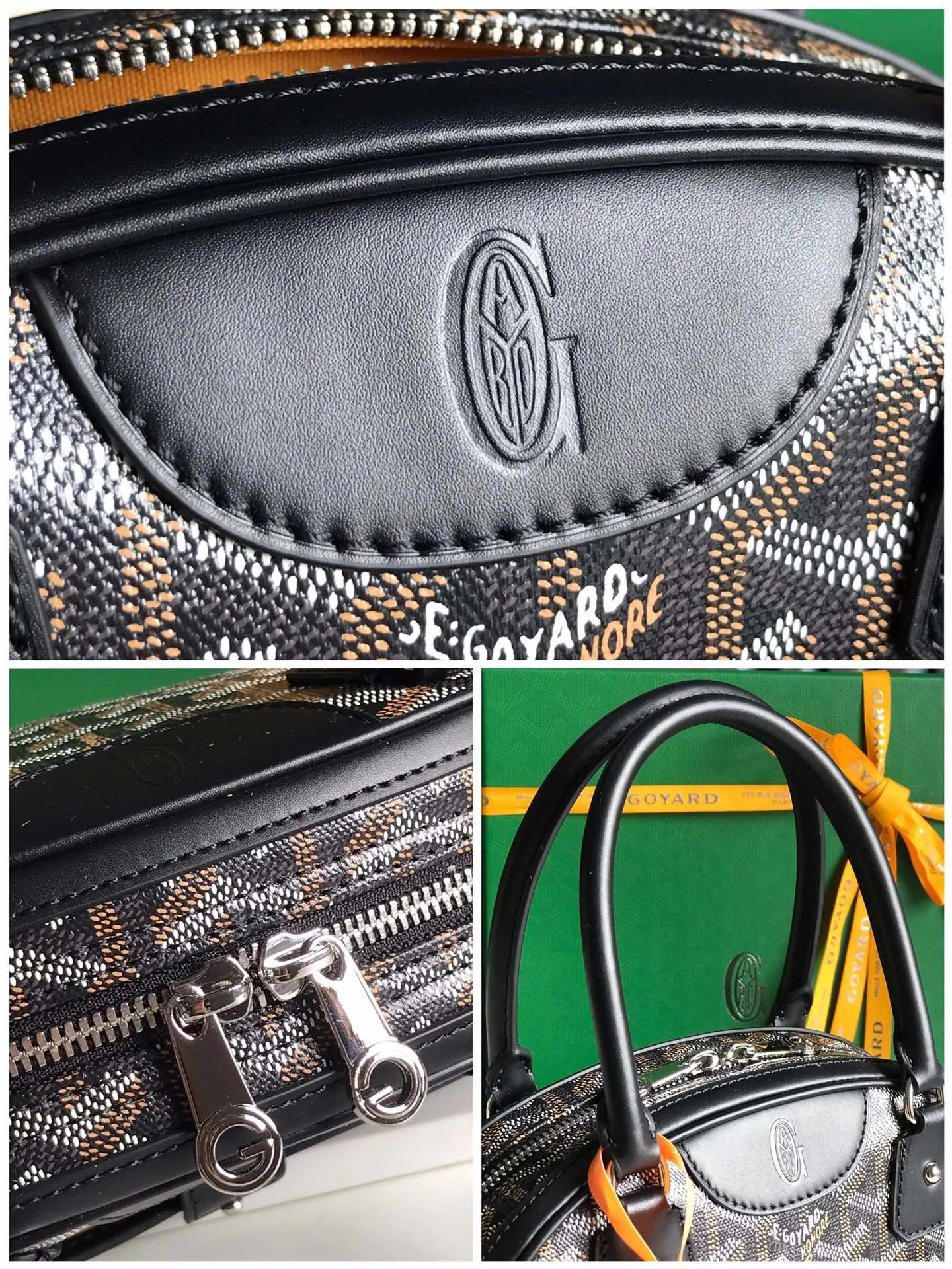 Goyard Monogram Fashion Item Travel Leather