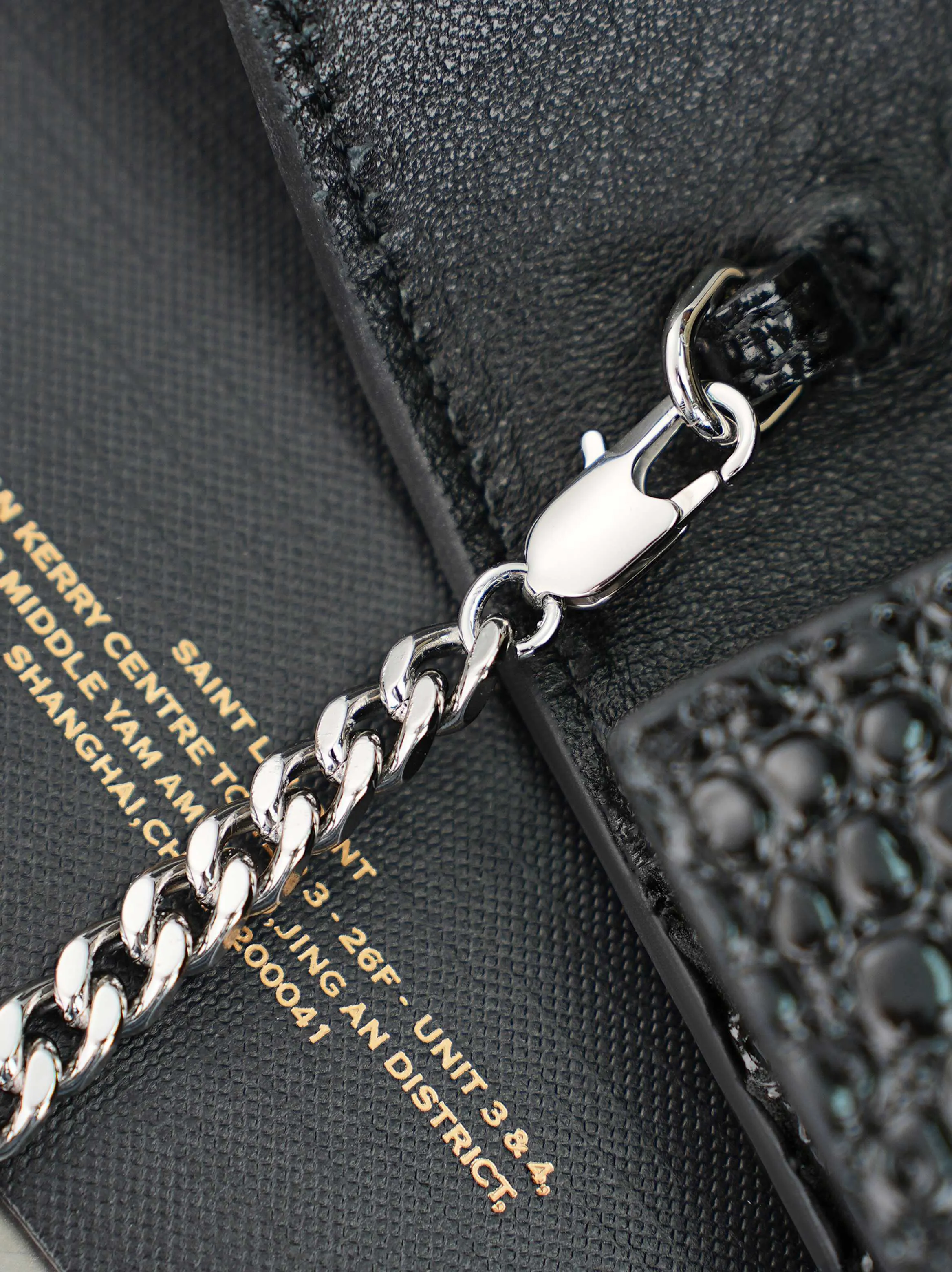 Black Chain Bag Leather