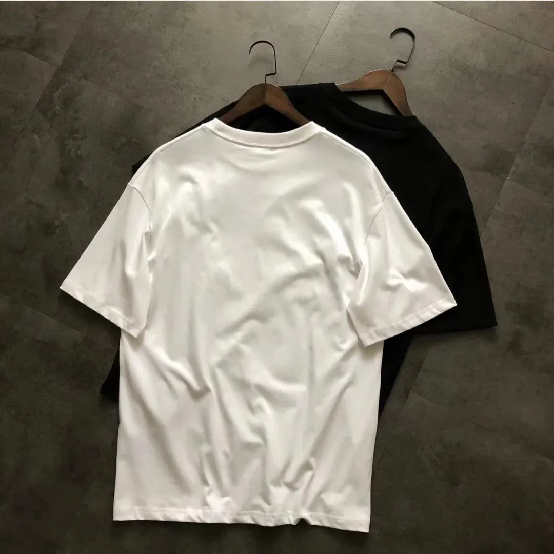 Balenciaga Print Cotton Short Sleeve T-Shirt Street