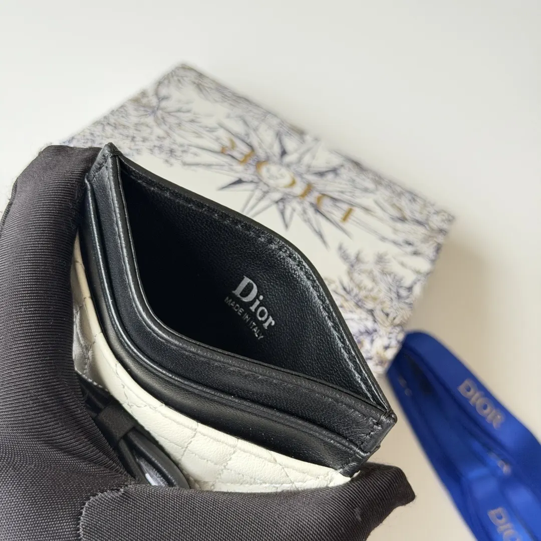Dior 白色羊皮迷你化妆包 手拿收纳