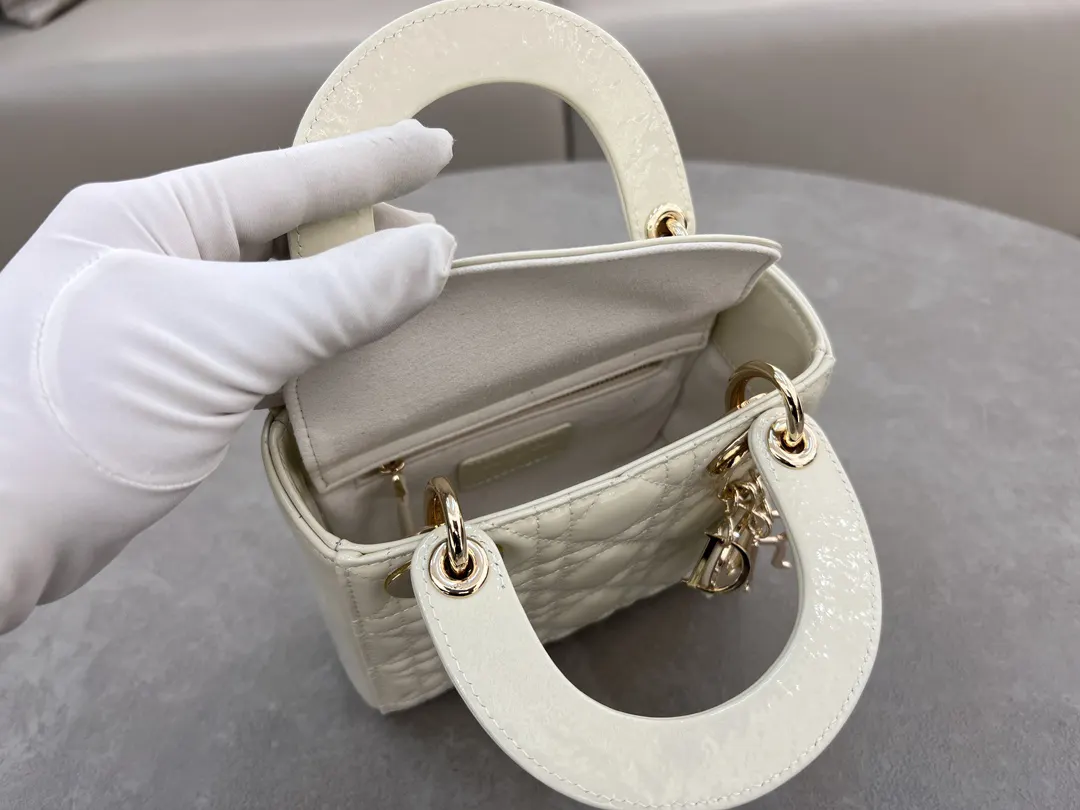 Dior Lady Dior Lady 白色手袋 手提斜挎