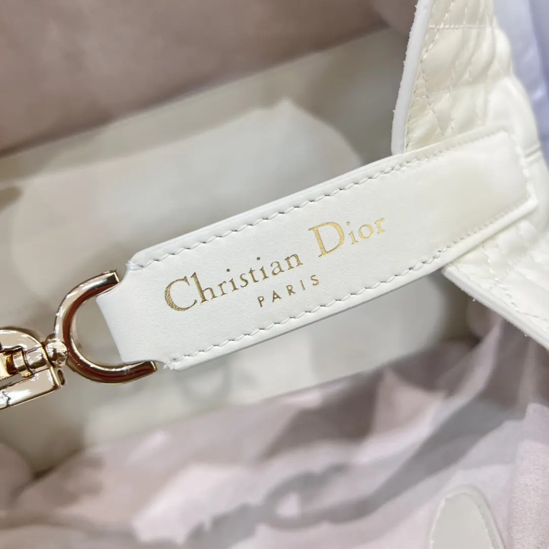 Dior 白色牛皮手袋 手提斜挎