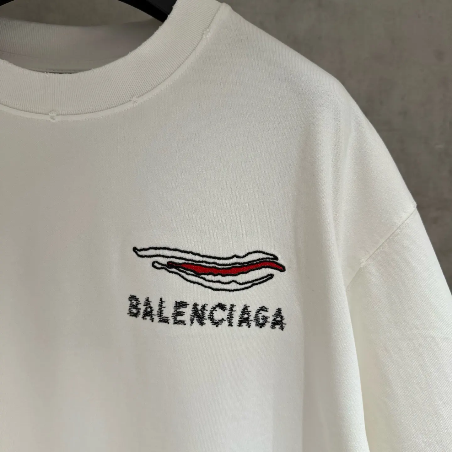 Balenciaga 25SS 刺绣 纯棉 短袖T恤