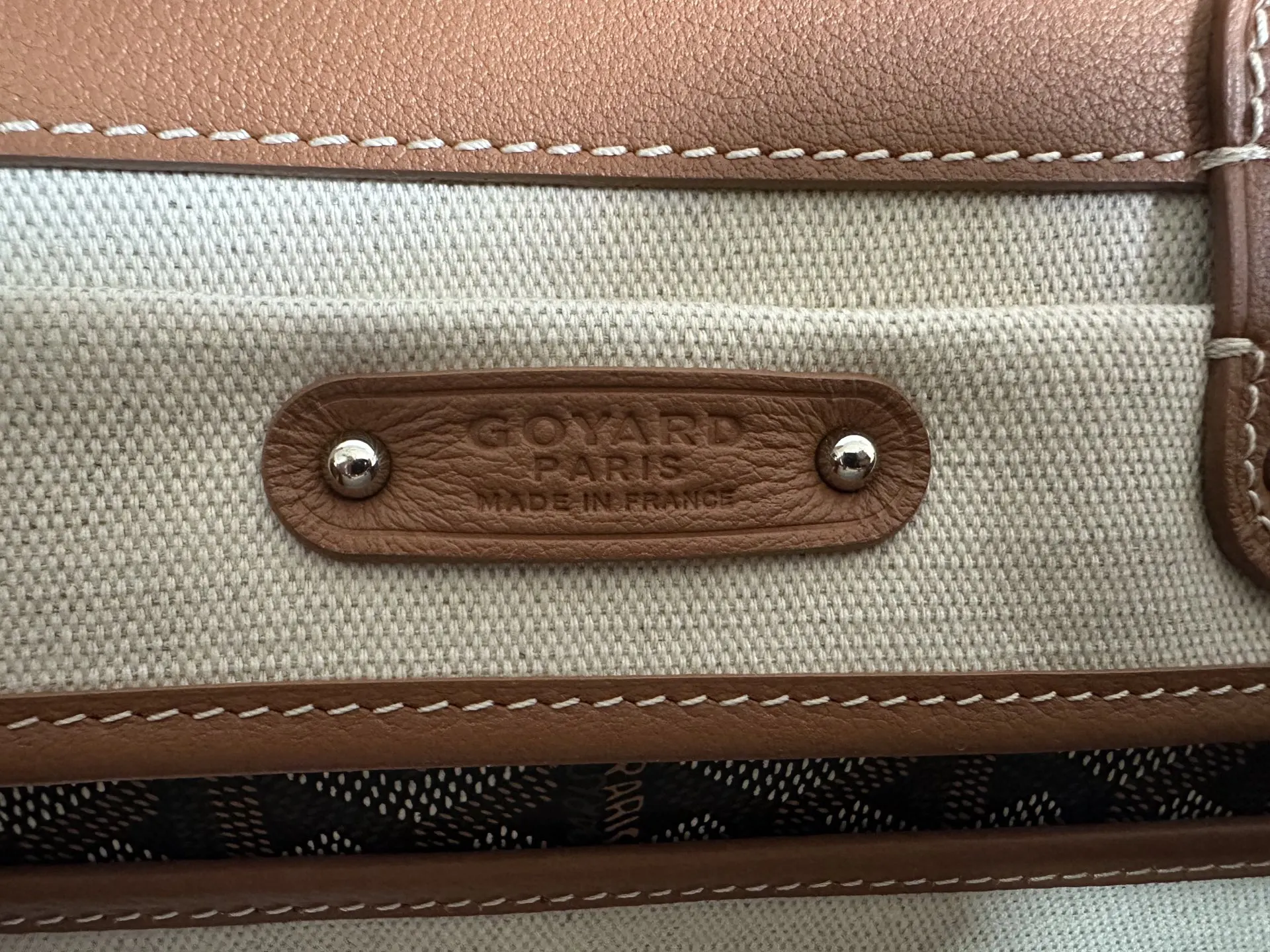 Goyard Tote Bag Leather
