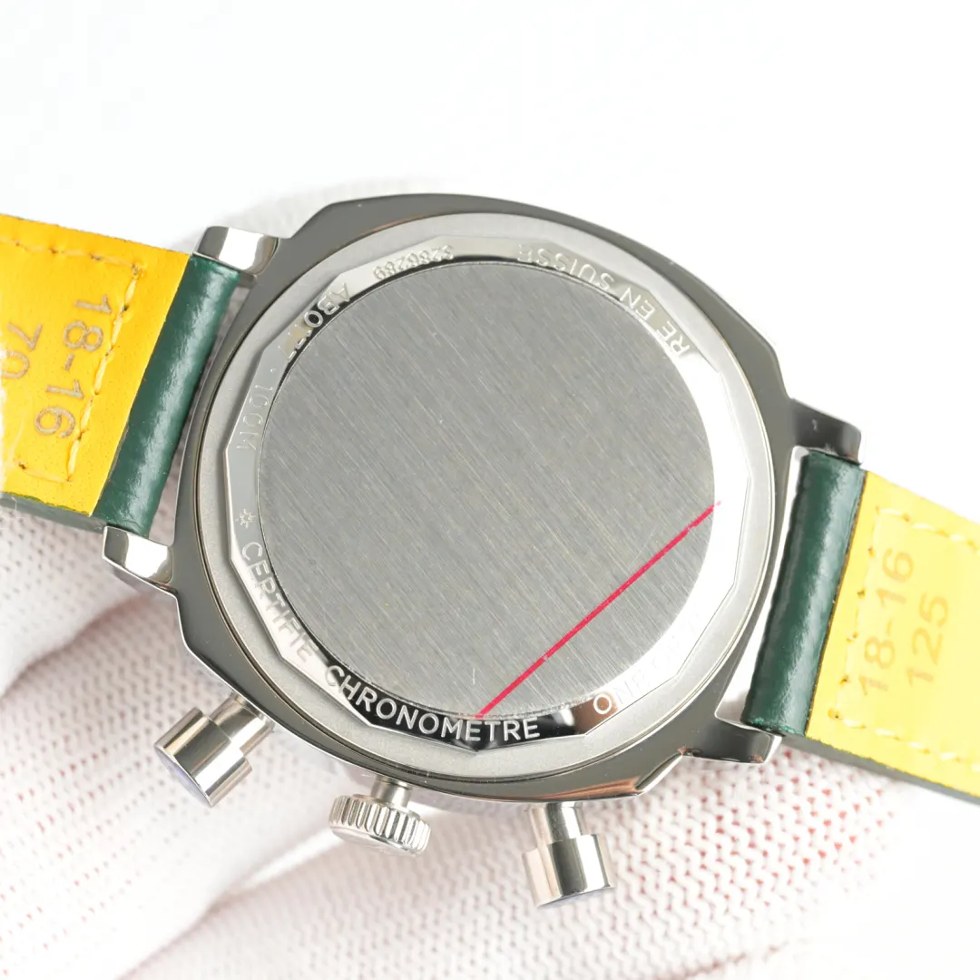 Red Blue Watch Classic Leather