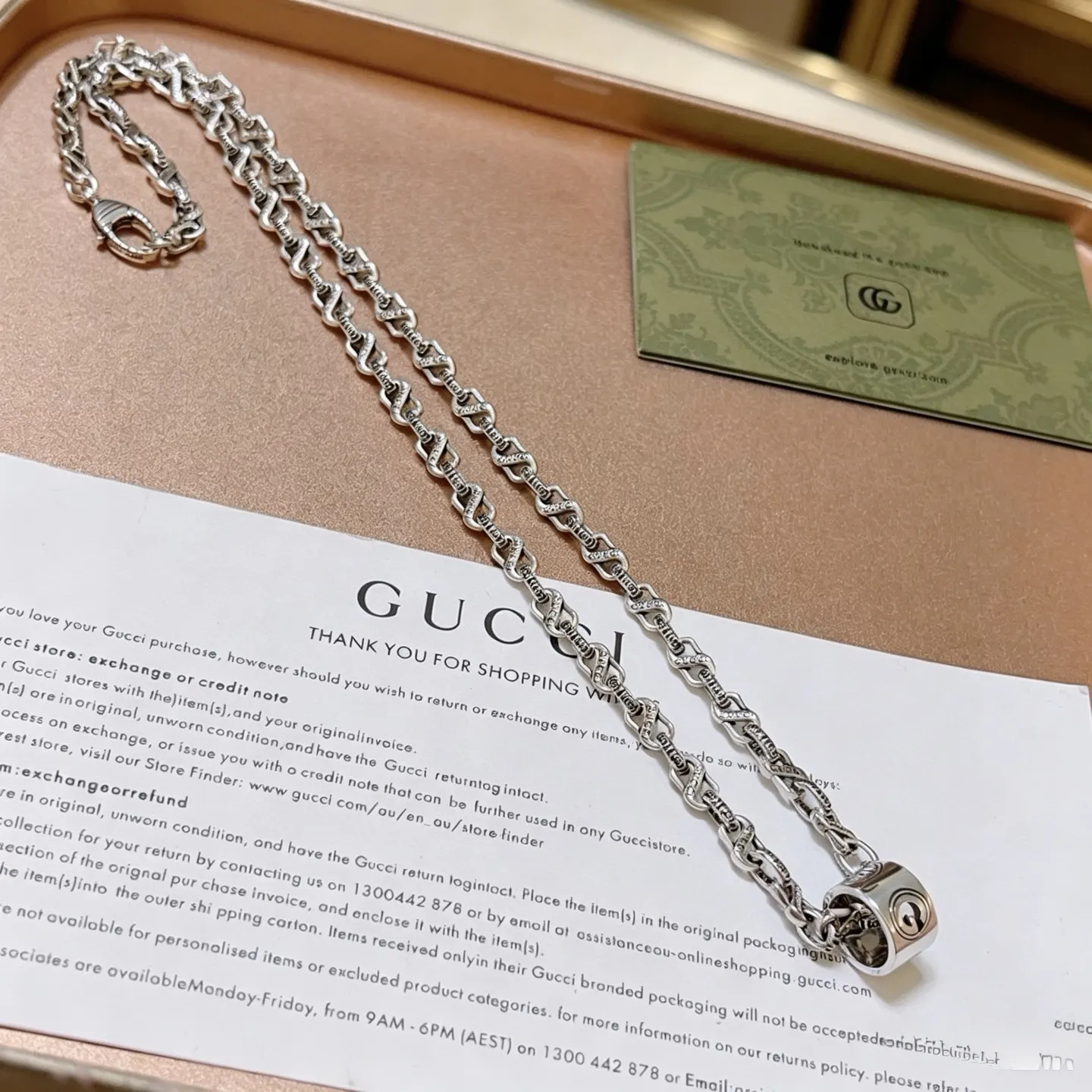 Gucci 链条包 单肩斜挎款